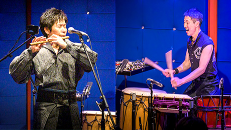 『TAIKO SHINOBUE Duo / Ryutaro & KANO』～和太鼓と篠笛の新たな世界～